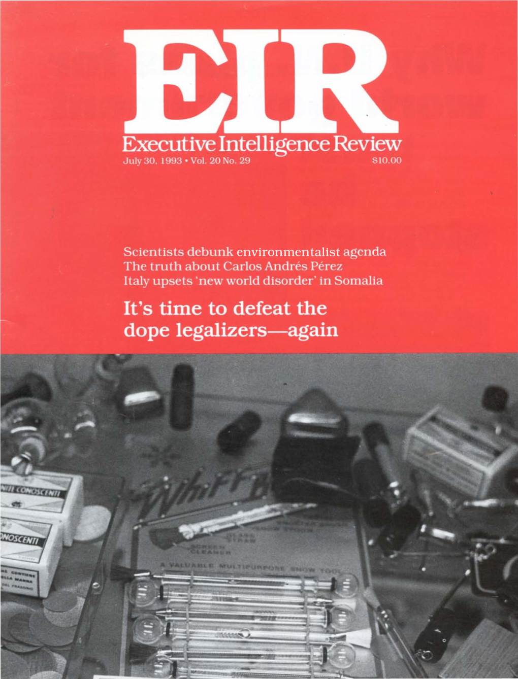 Executive Intelligence Review, Volume 20, Number 29, July 30, 1993