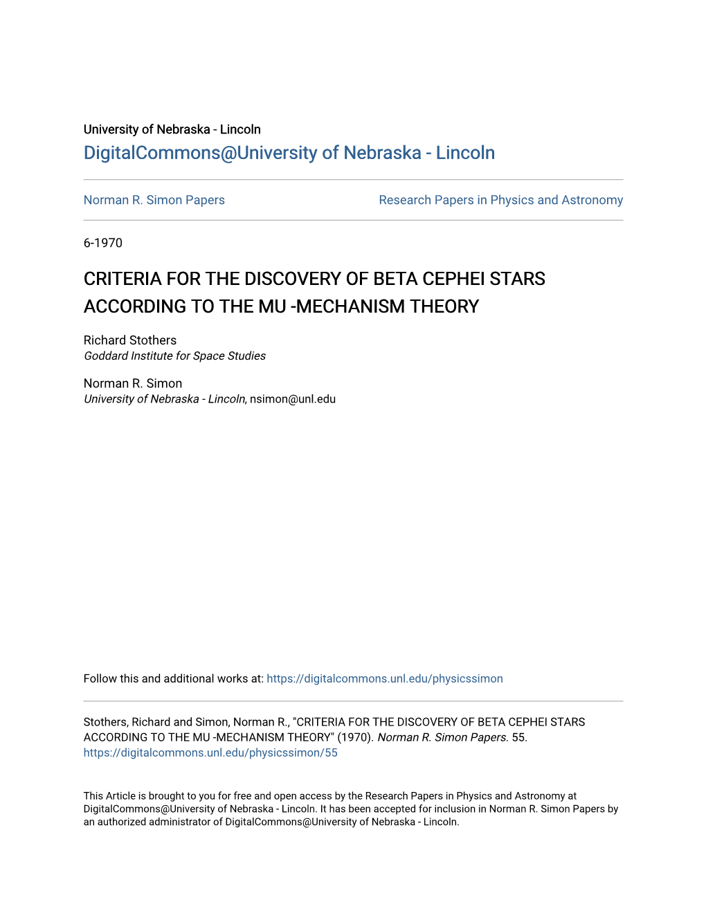 Criteria for the Discovery of Beta Cephei Stars According to the Mu -Mechanism Theory