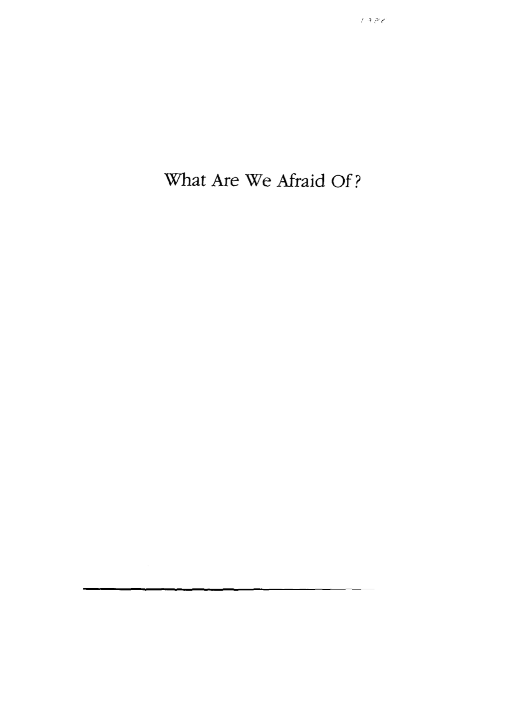 1988 What Are We Afraid of Assessment of the Communist Threat in Central America.Pdf