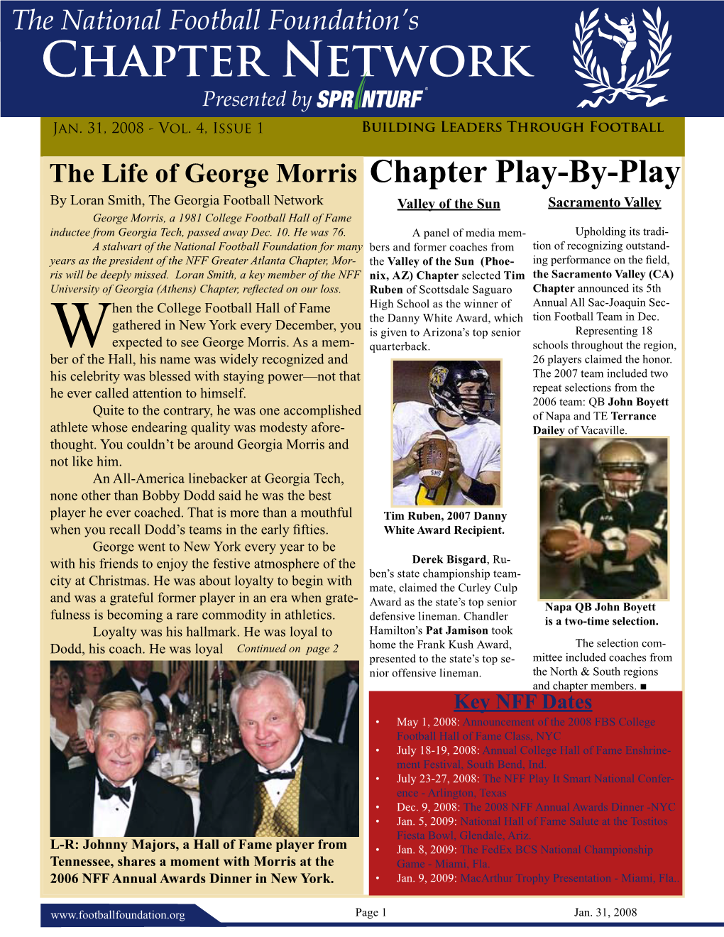 Chapter Network the National Football Foundation's