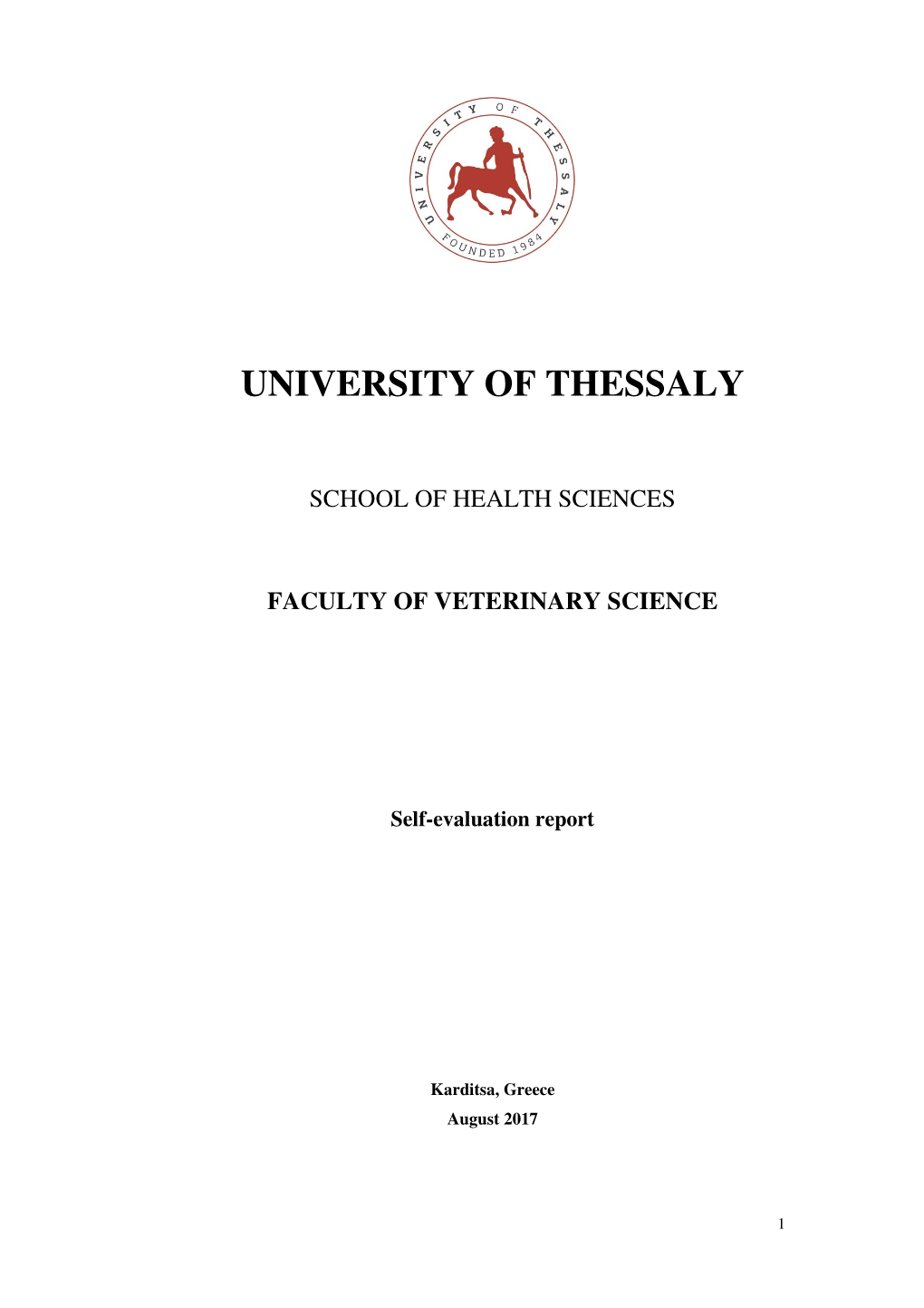 University of Thessaly