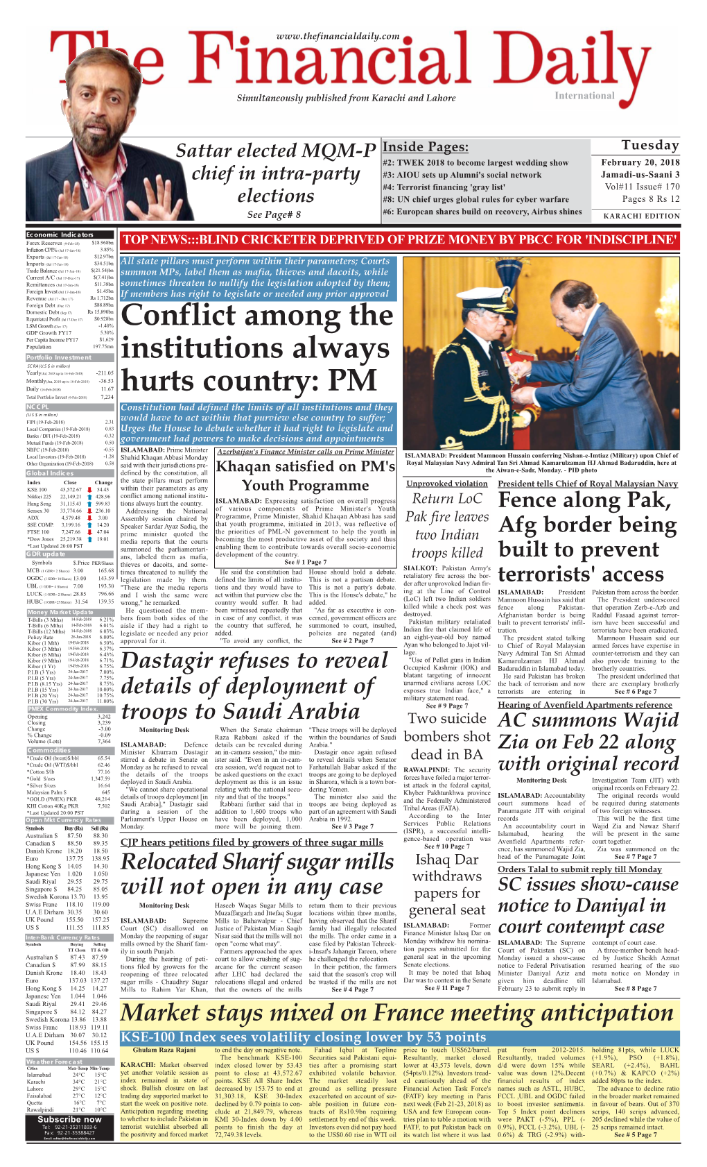 The Financial Daily 20-02-2018.Qxd