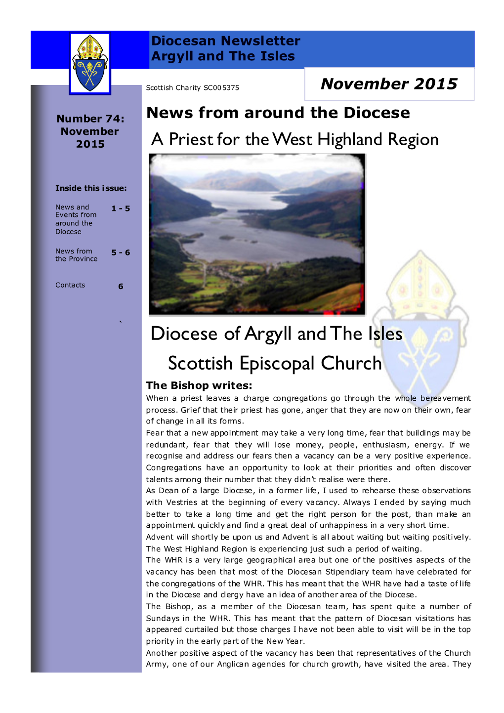 Diocese of Argyll and the Isles Scottish Episcopal Church