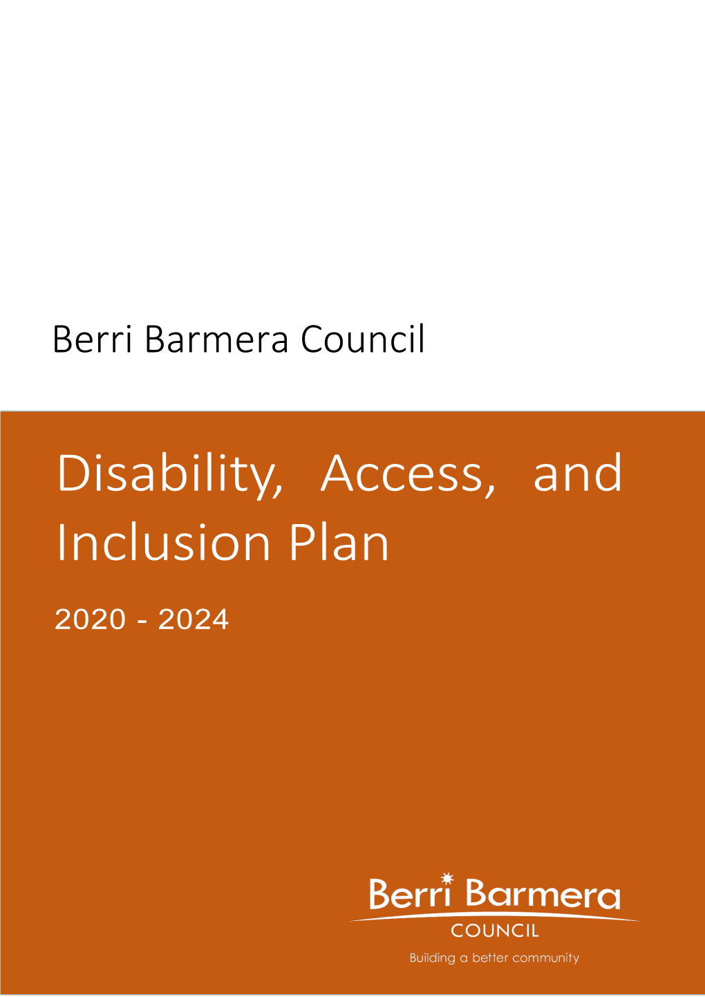 Disability, Access, and Inclusion Plan