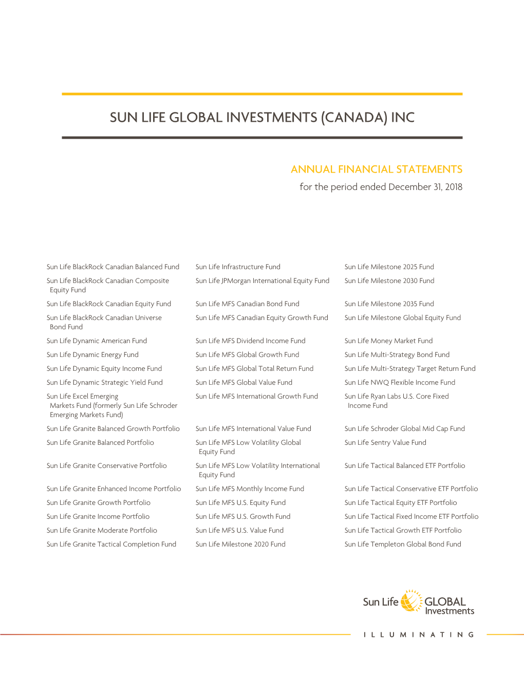 Sun Life Trust Funds