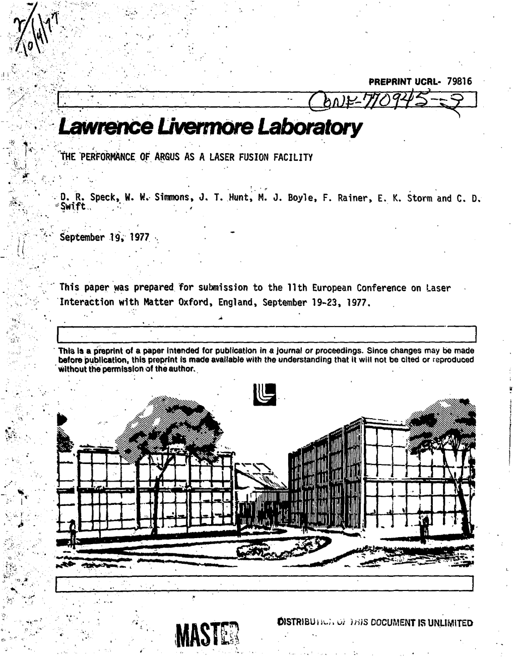 (Jipp-Worts-^ Lawrence Liverrnore Laboratory