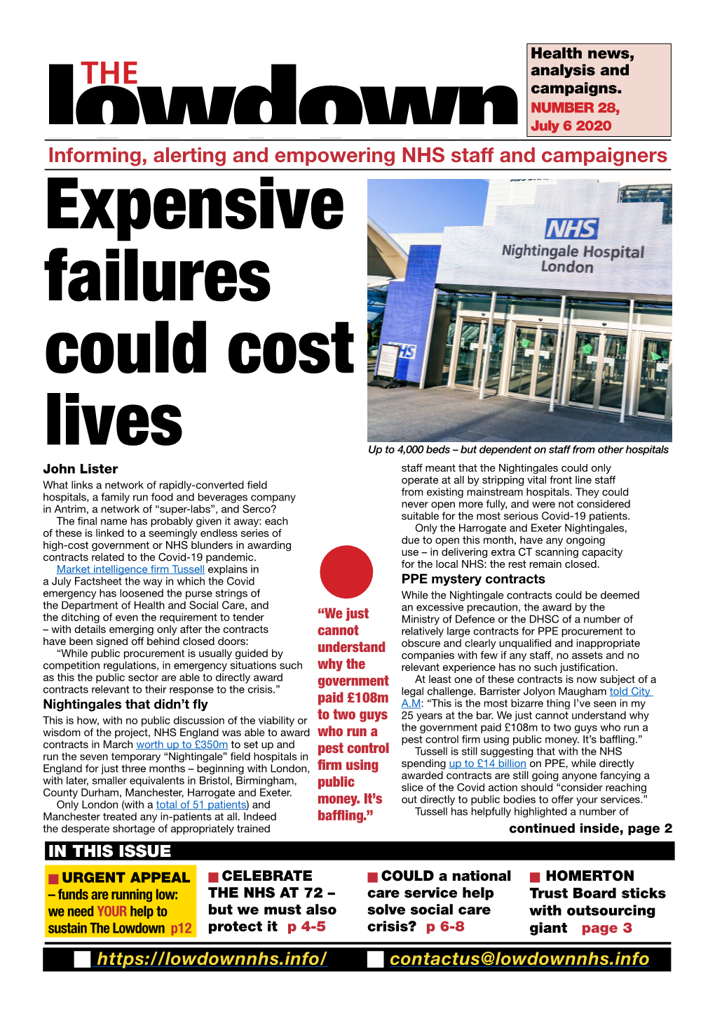 Expensive Failures Could Cost Lives