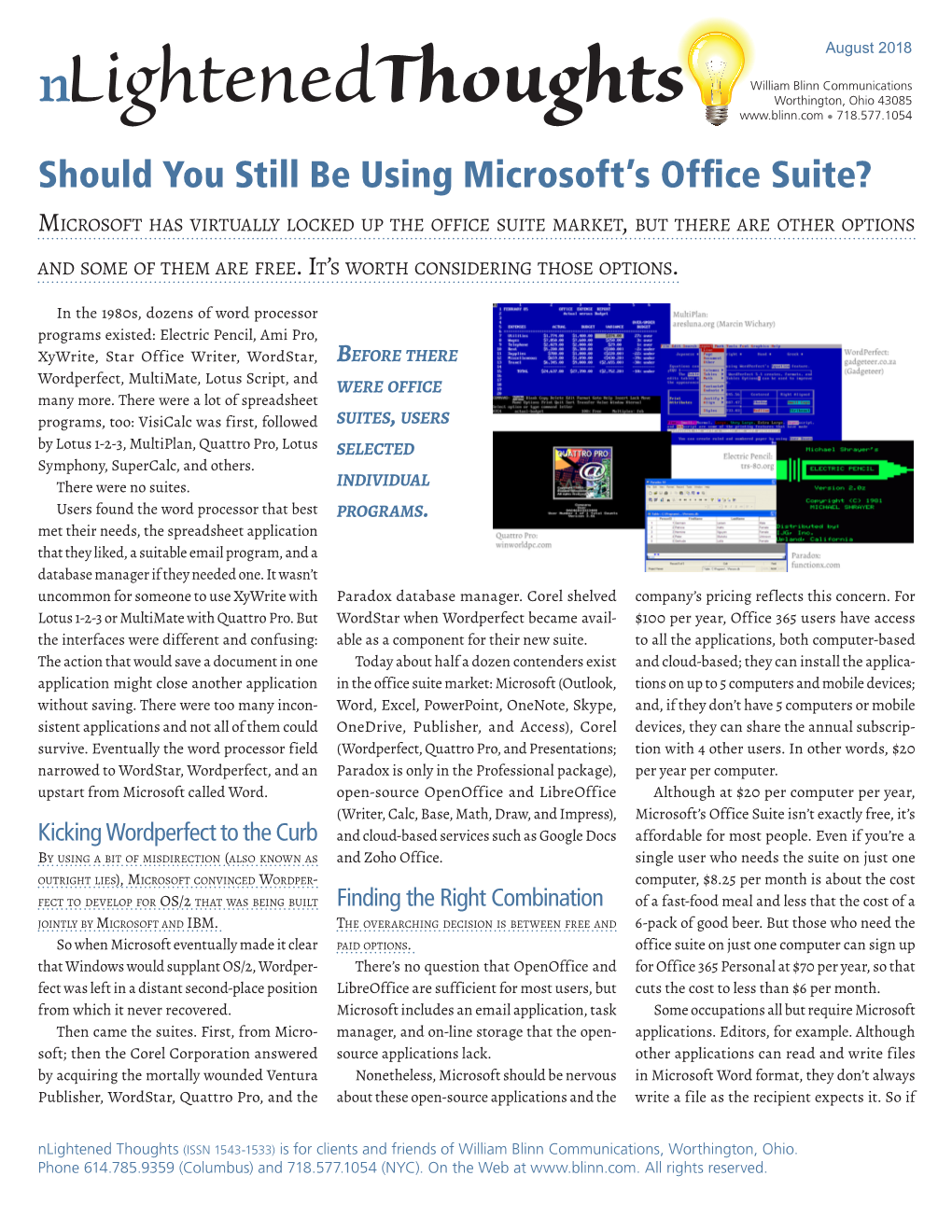 Should You Still Be Using Microsoft's Office Suite?