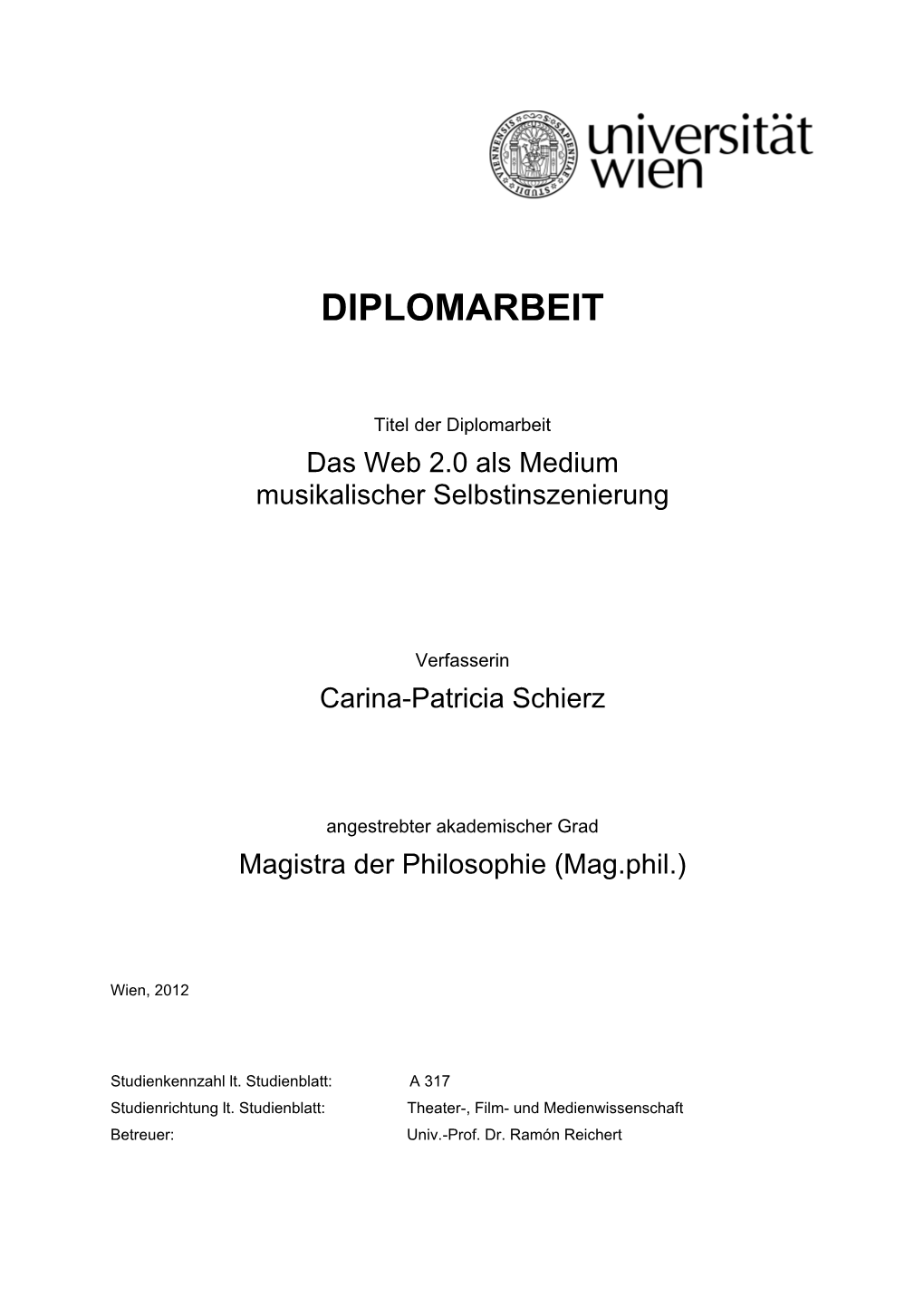 Diplomarbeit