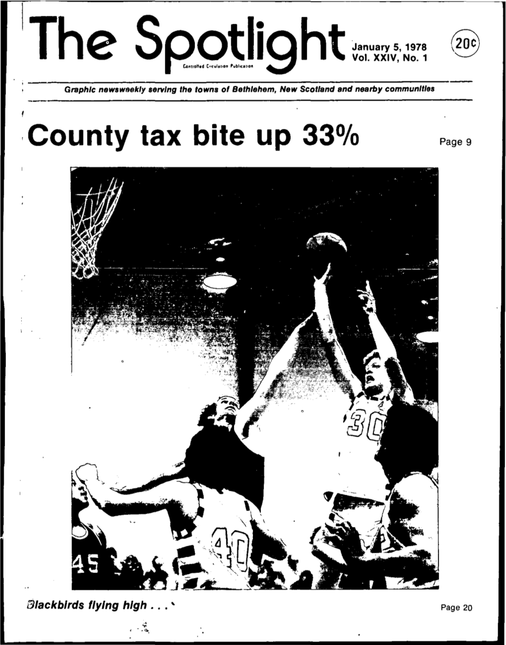 County Tax Bite up 33% Page 9