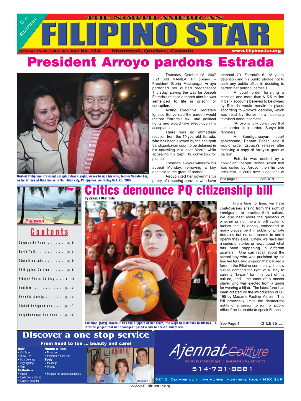 Filipino Star October 2Nd Edition