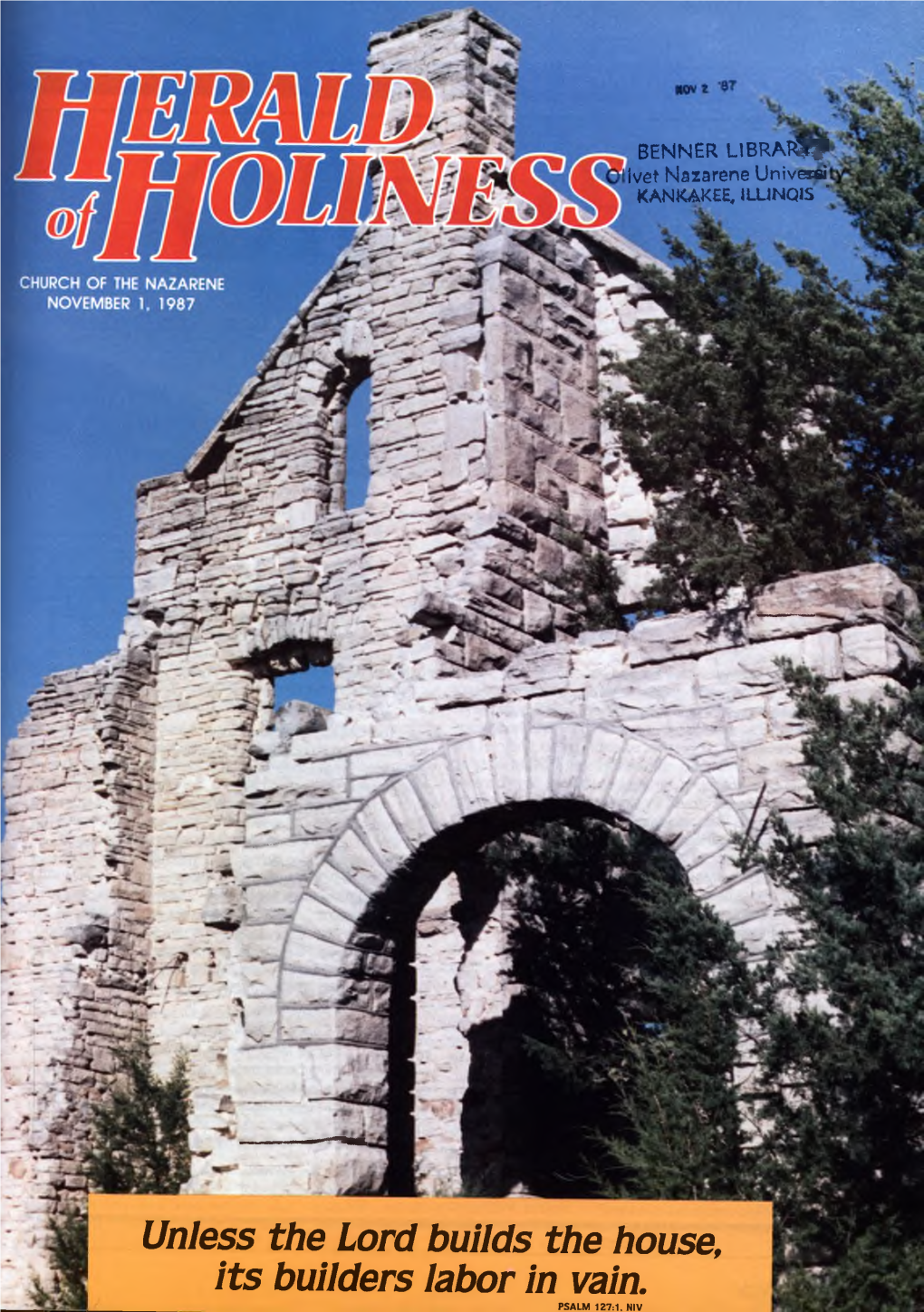 Herald of Holiness Volume 76 Number 21 (1987)