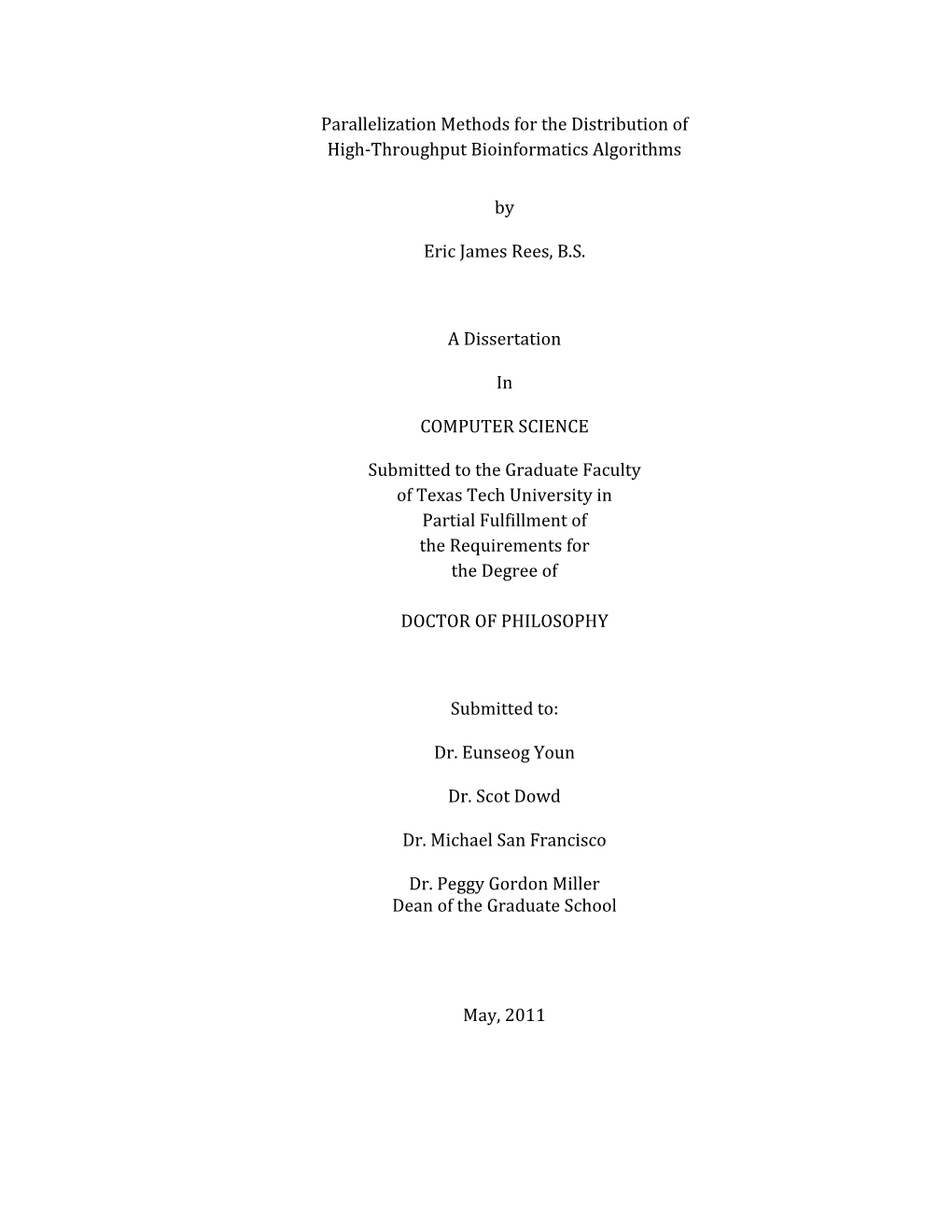 Parallelization Methods for the Distribution of High-Throughput Bioinformatics Algorithms