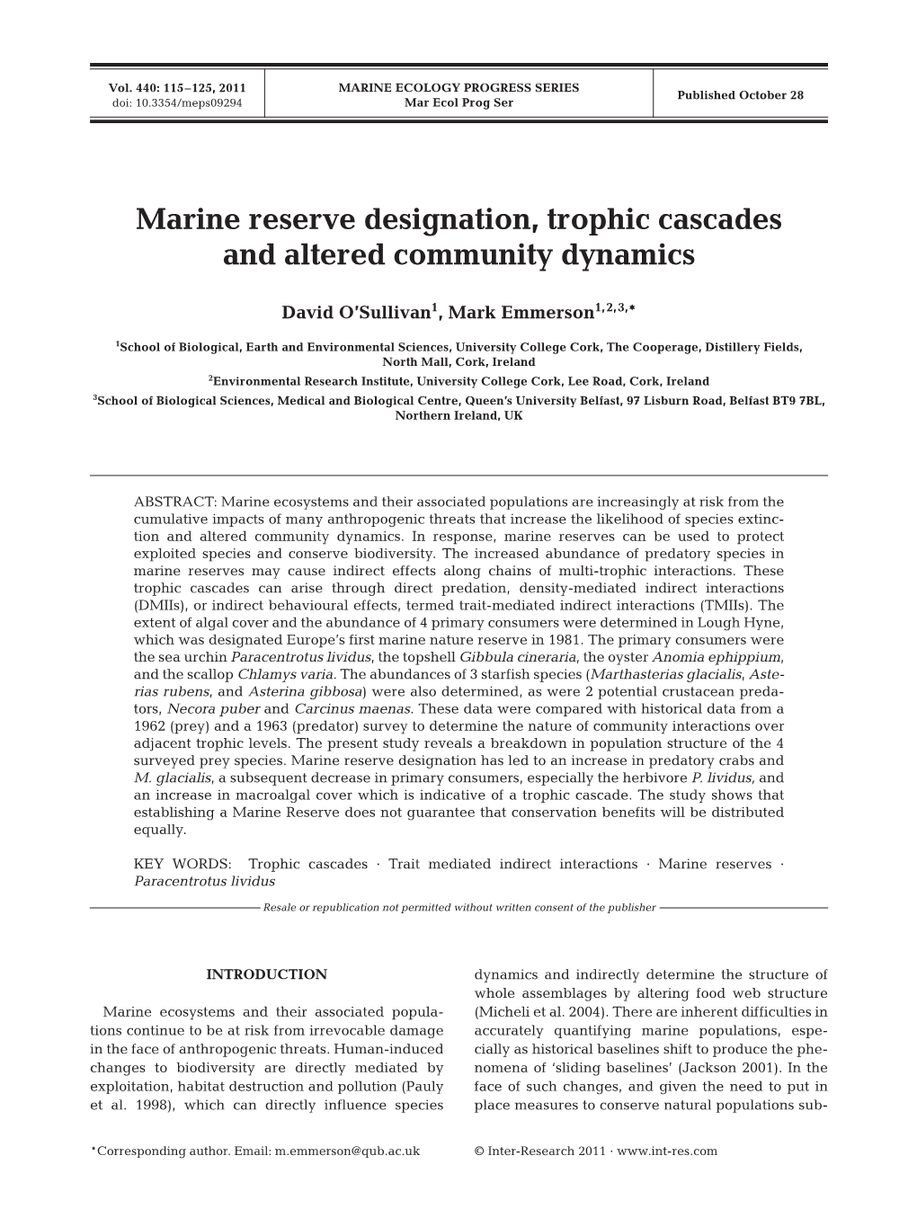Marine Ecology Progress Series 440:115