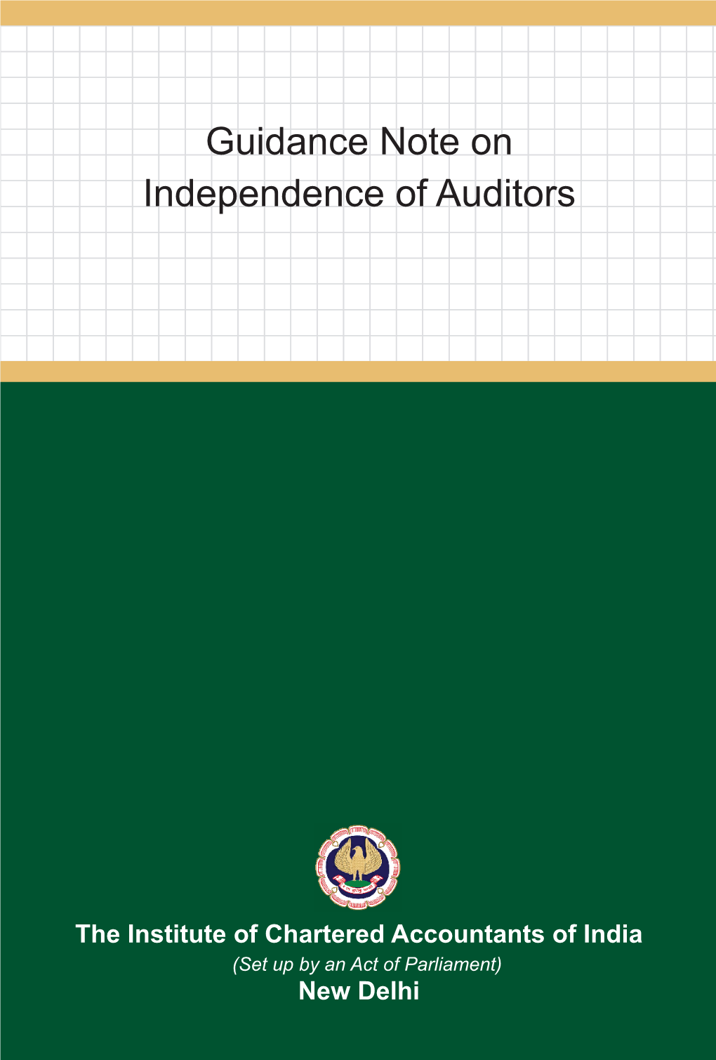 Guidance Note on Independence of Auditors