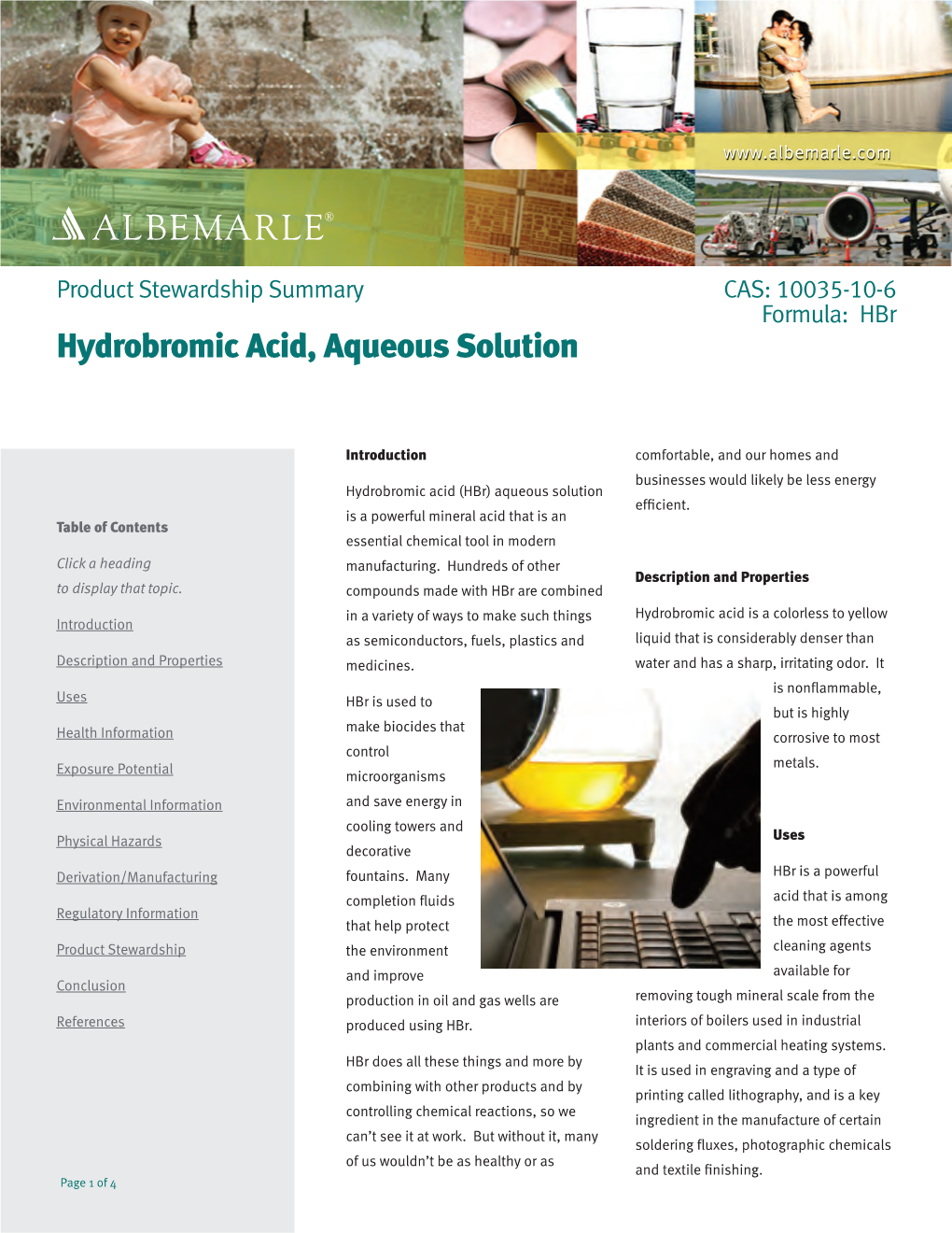 Hydrobromic Acid, Aqueous Solution