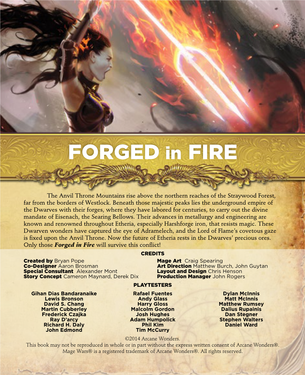 Forged in Fire Rulebook