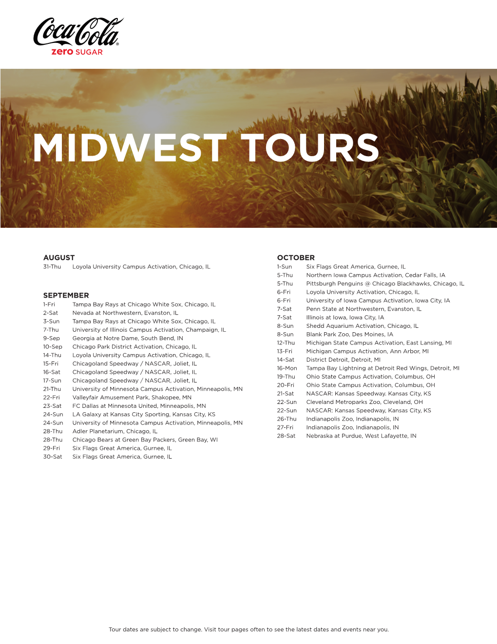 Midwest Tours