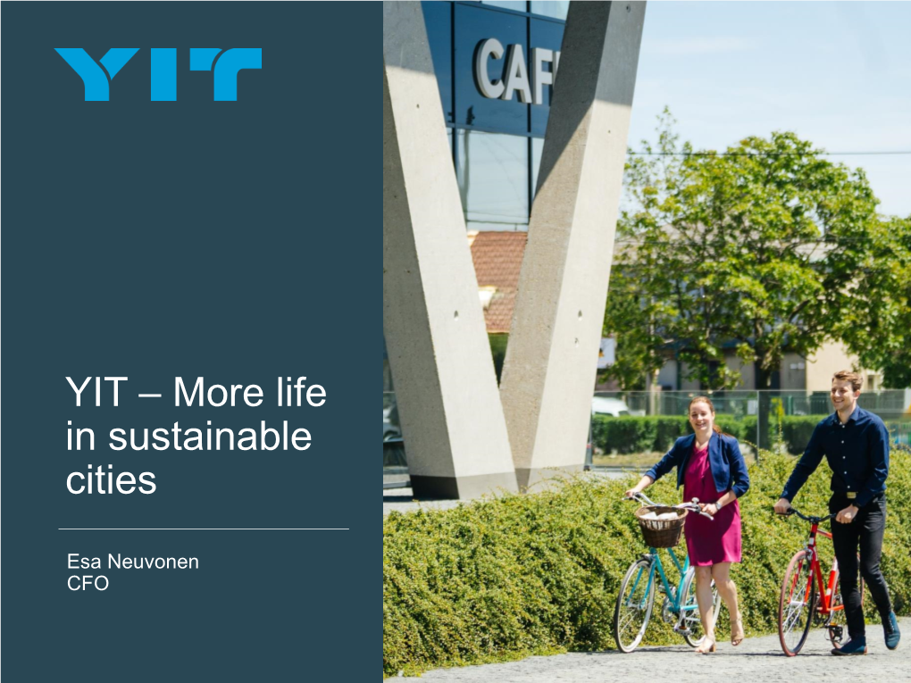 YIT – More Life in Sustainable Cities