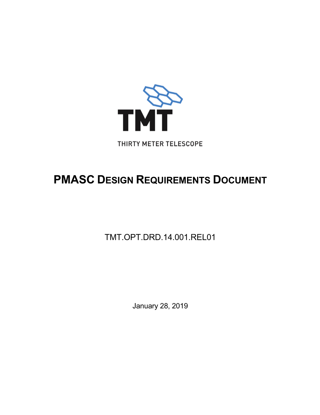 Pmasc Design Requirements Document