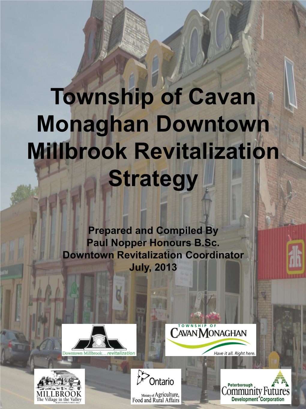 Downtown Millbrook Revitalization Strategy