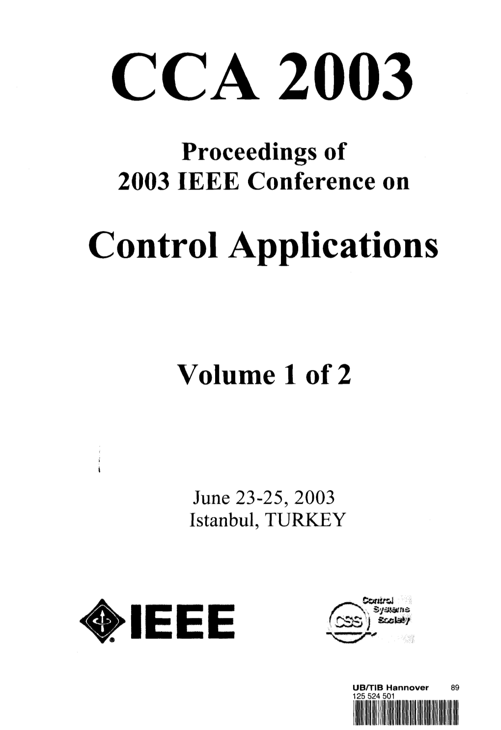 Control Applications
