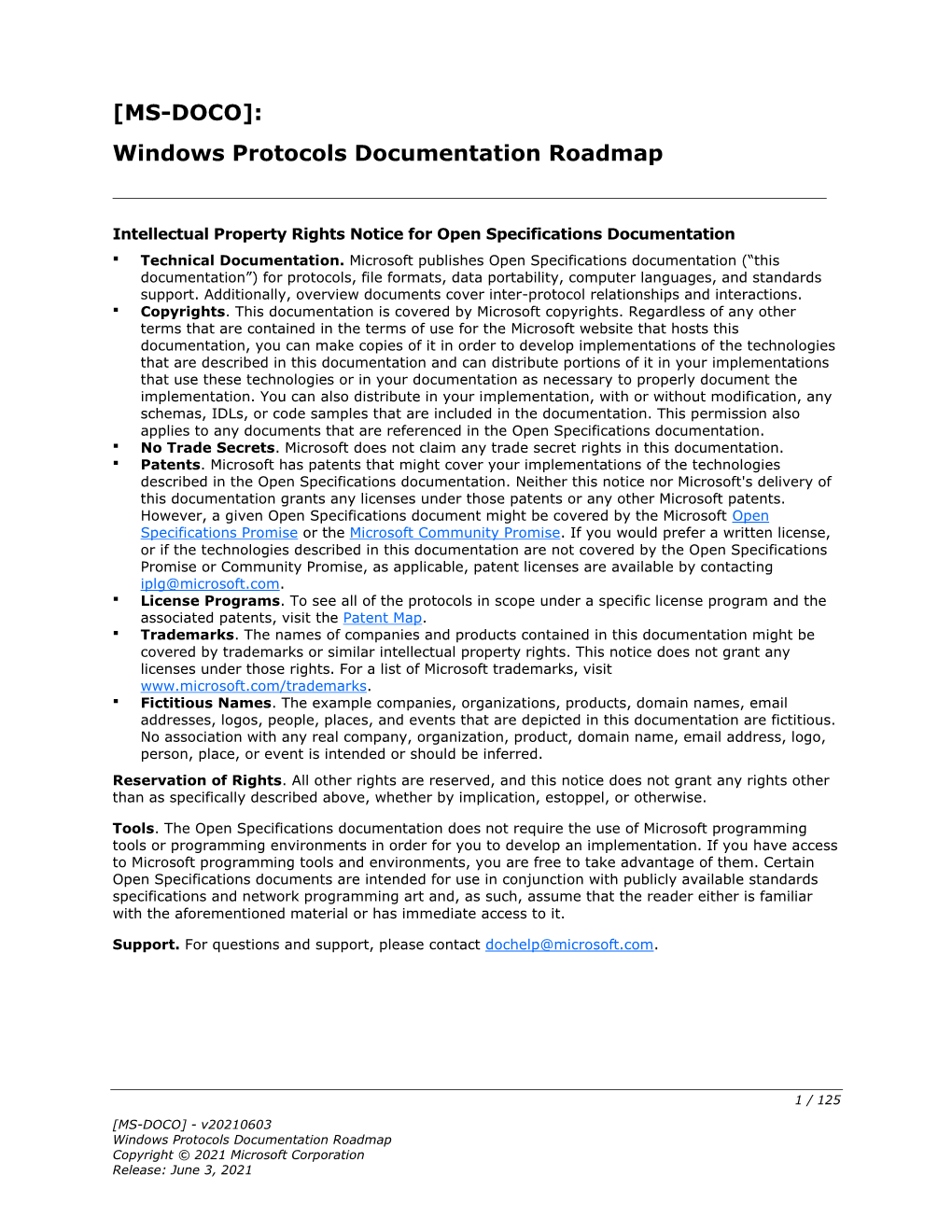 [MS-DOCO]: Windows Protocols Documentation Roadmap" and "[MS-RPRN]: Print System Remote Protocol Specification"