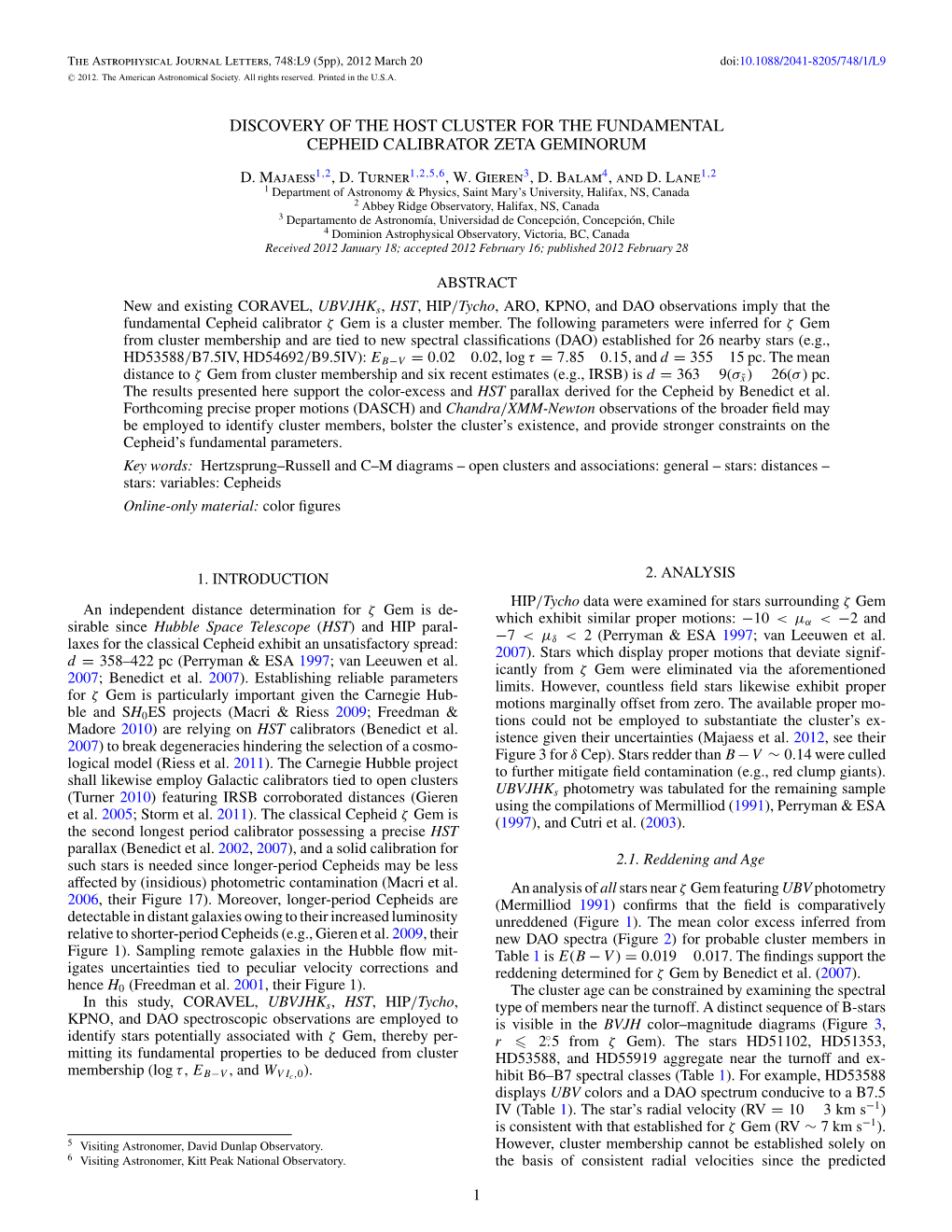 Discovery of the Host Cluster for the Fundamental Cepheid Calibrator Zeta Geminorum