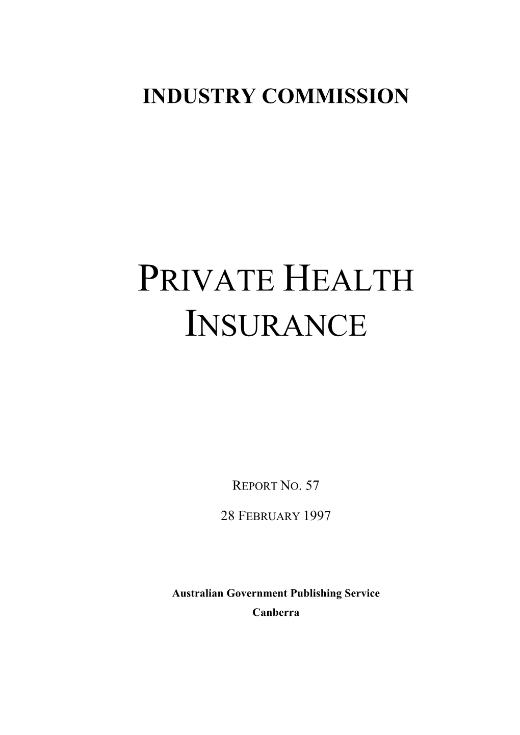 Private Health Insurance