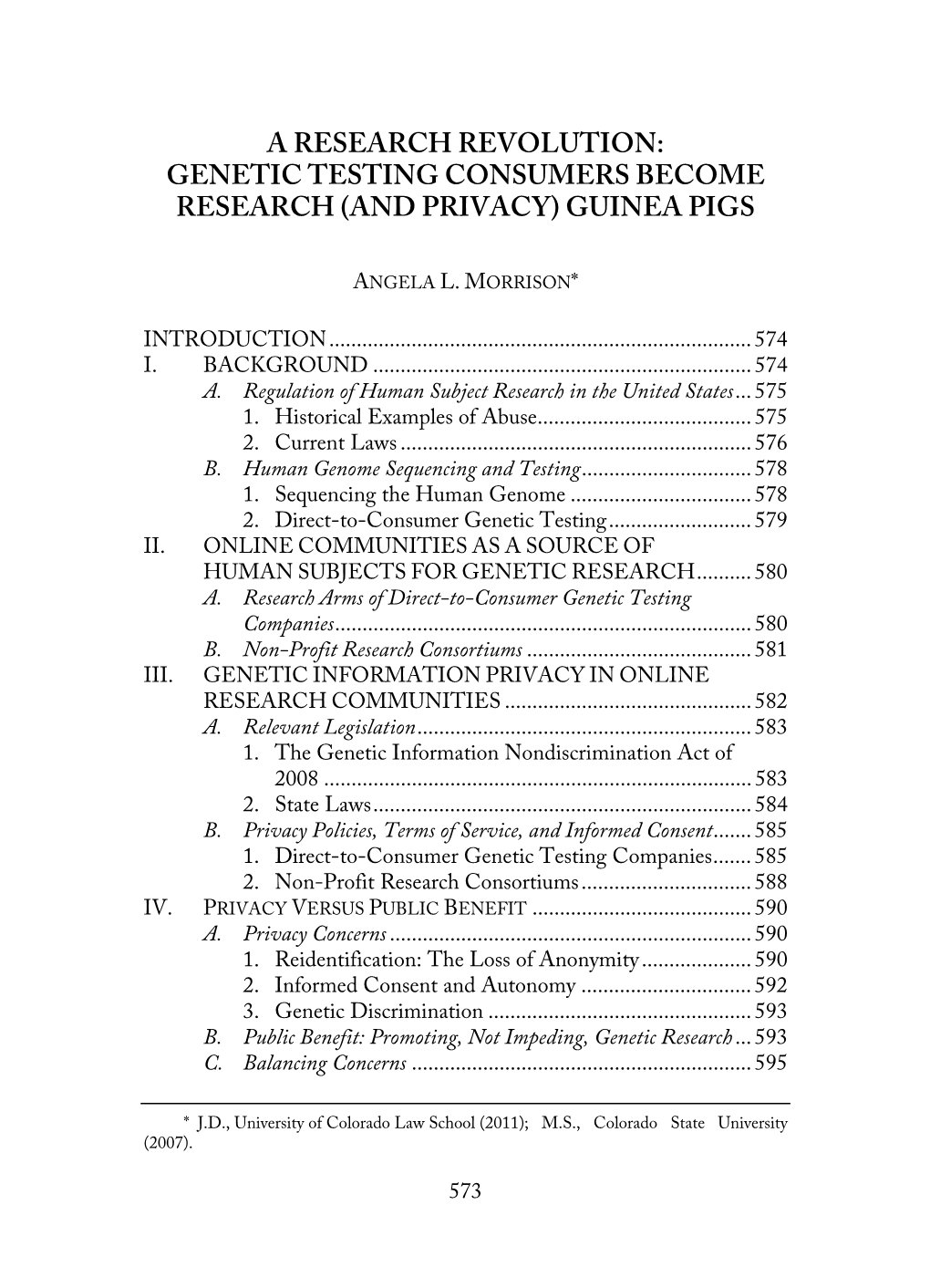 Genetic Testing Consumers Become Research (And Privacy) Guinea Pigs