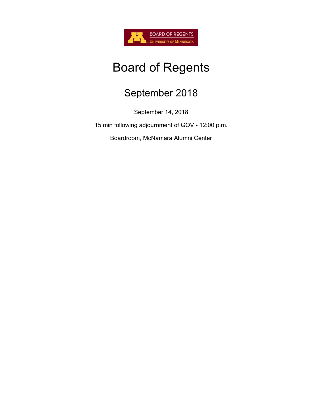 Board of Regents Docket Item Summary