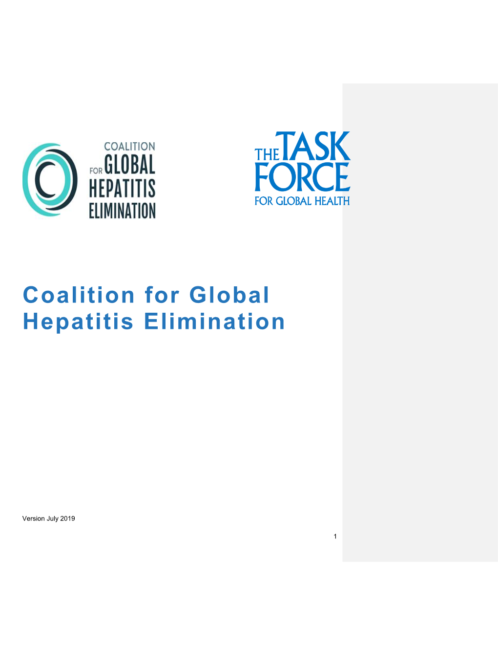 Coalition for Global Hepatitis Elimination