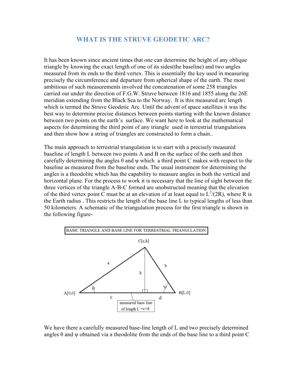 What Is the Struve Geodetic Arc?