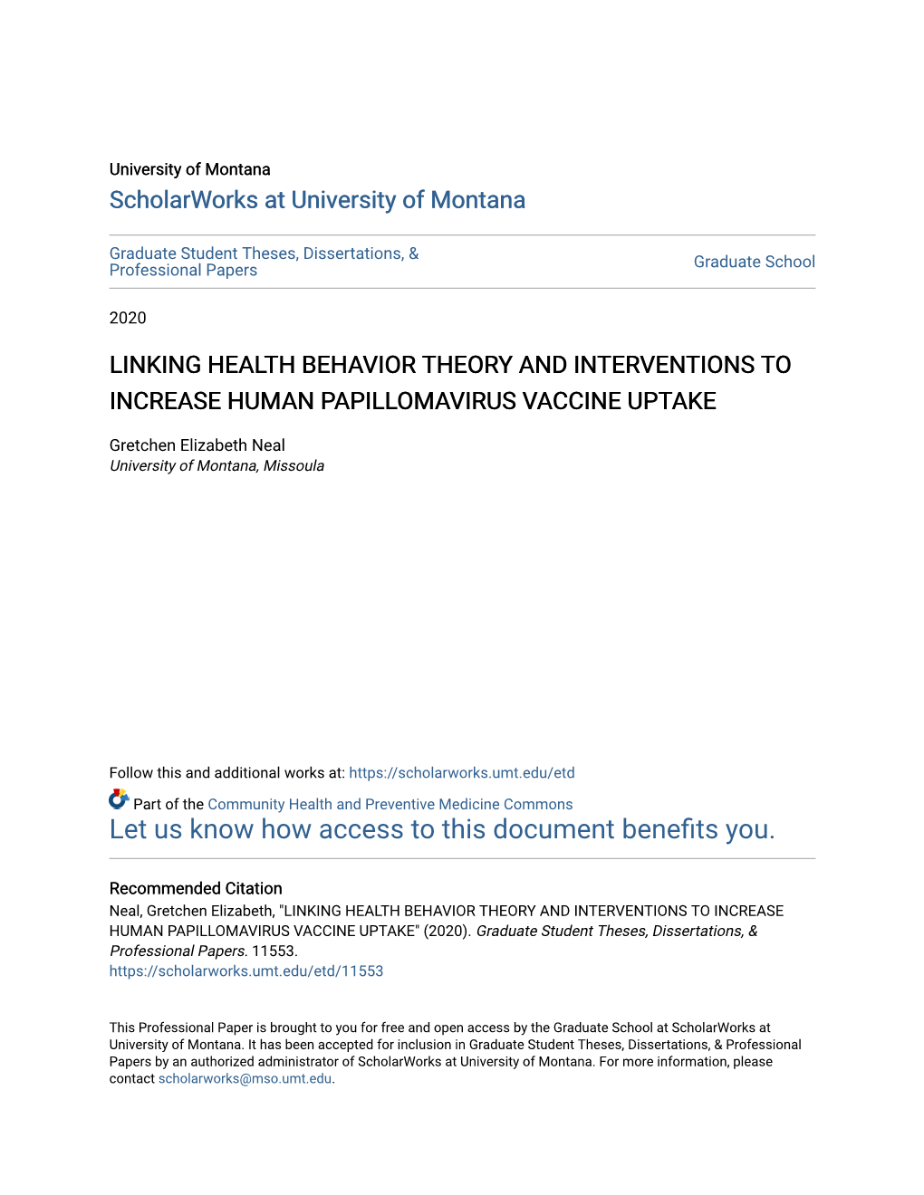 Linking Health Behavior Theory and Interventions to Increase Human Papillomavirus Vaccine Uptake