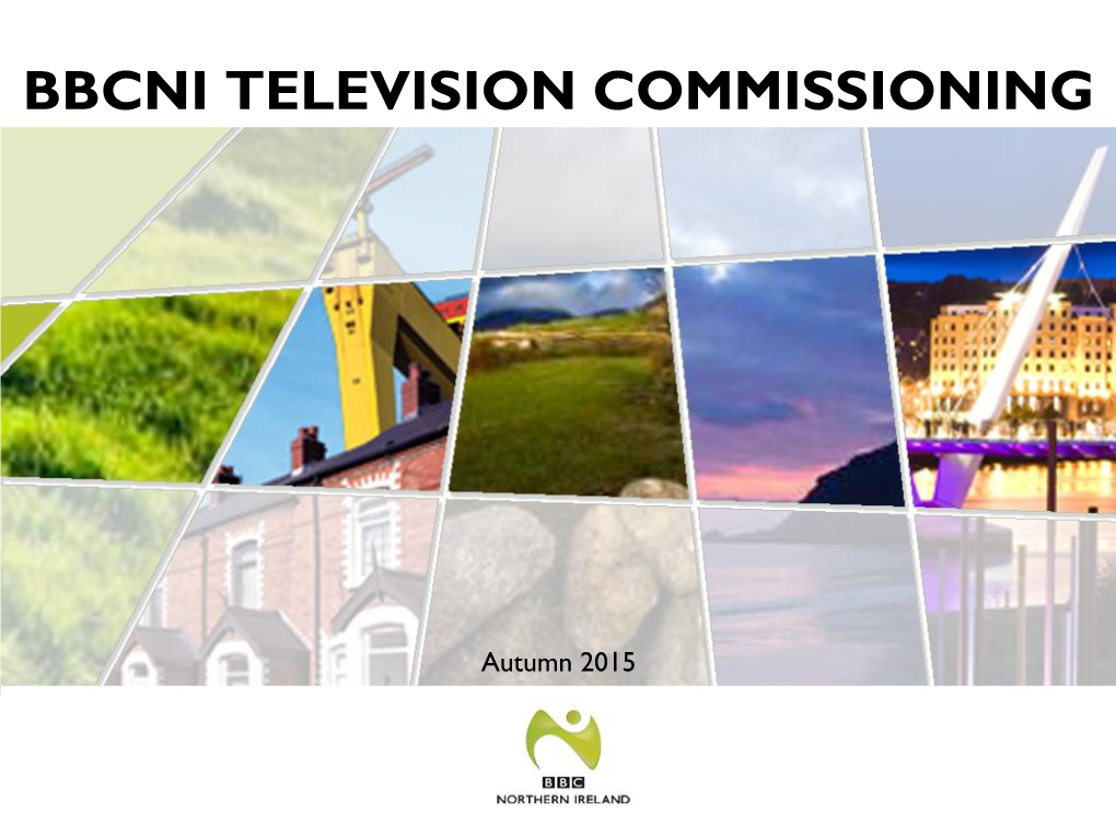 Bbcni Television Commissioning