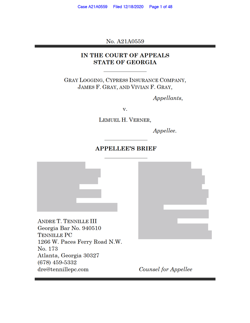 Sample--Appellate