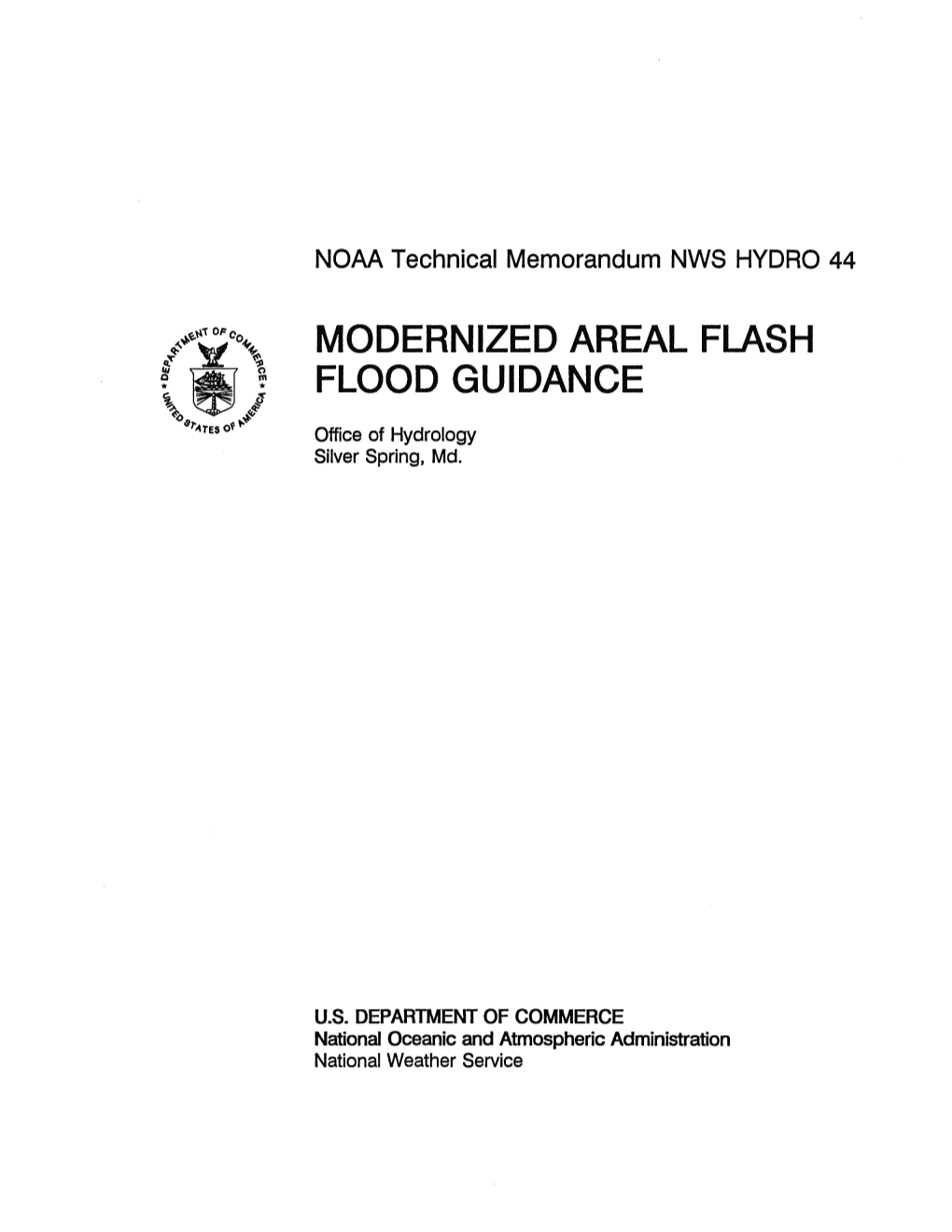 Modernized Areal Flash Flood Guidance