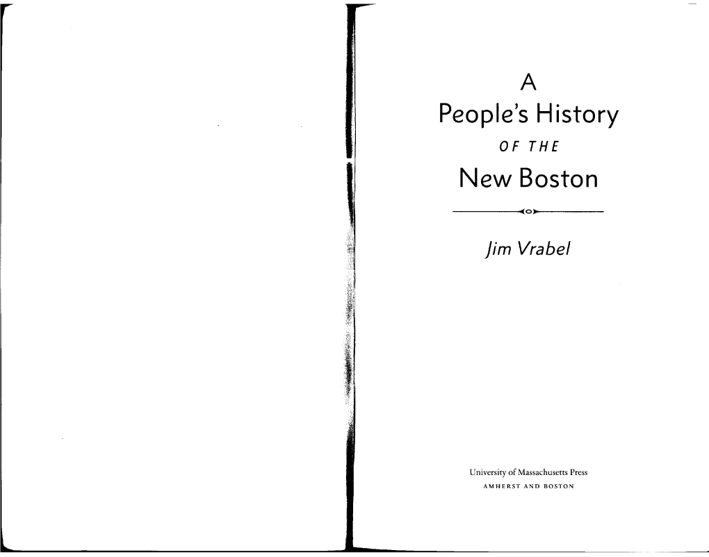 People's History New Boston