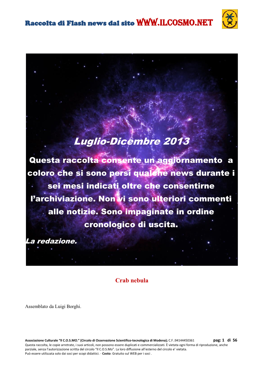 Luglio-Dicembre 2013