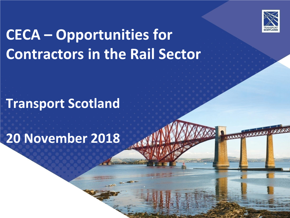 Opportunities for Contractors in the Rail Sector