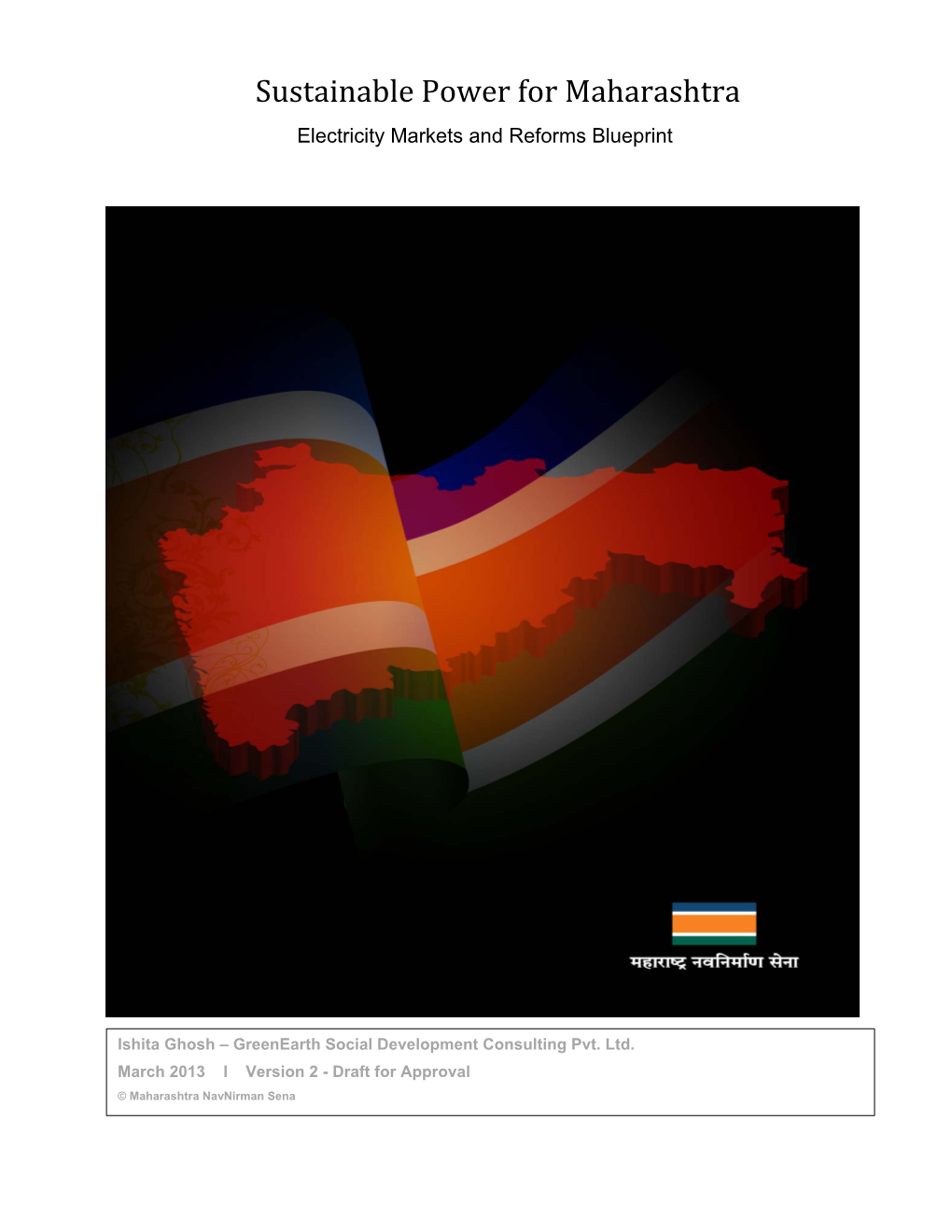 T Sustainable Power for Maharashtra Electricity Markets and Reforms Blueprint