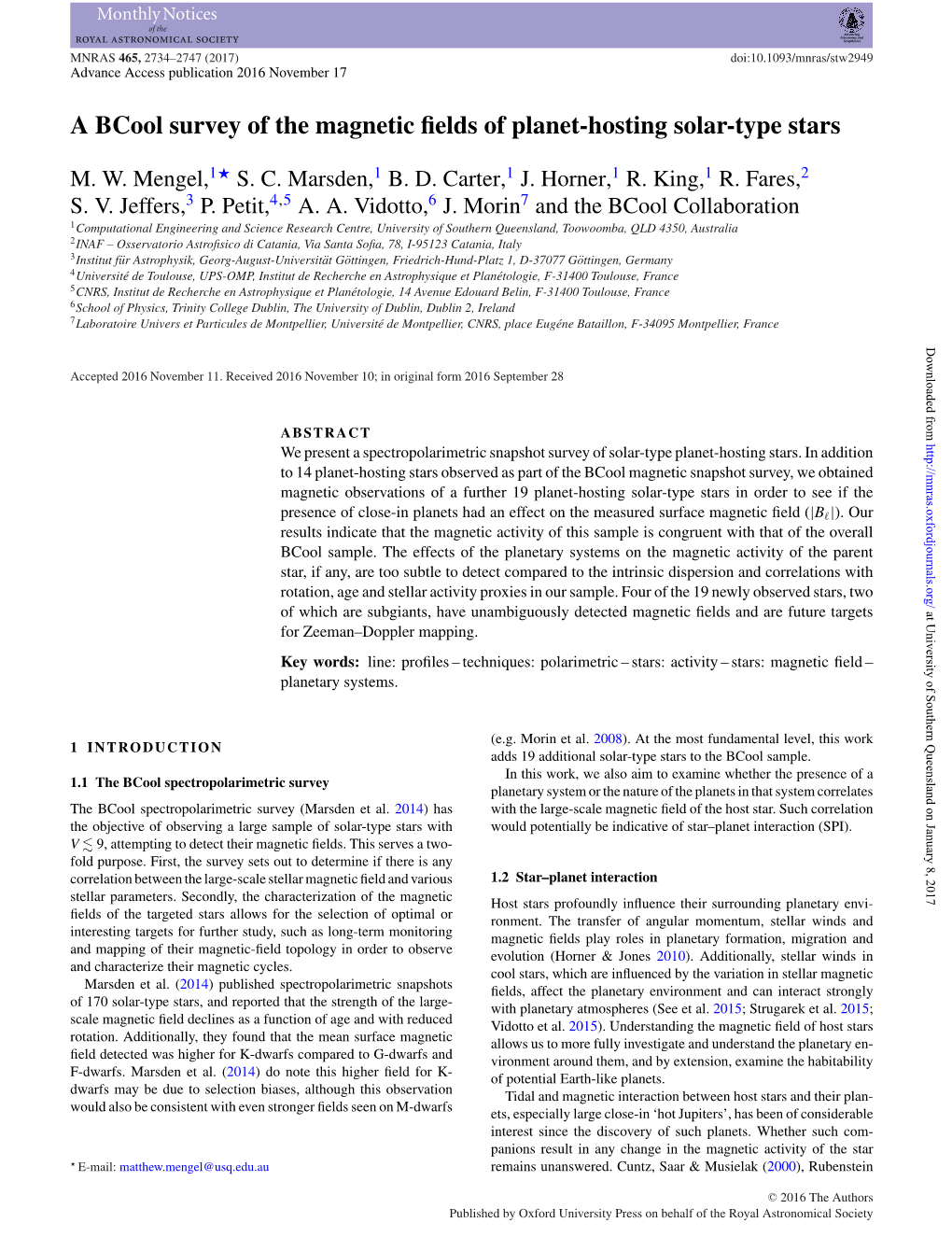 A Bcool Survey of the Magnetic Fields of Planet-Hosting Solar-Type Stars