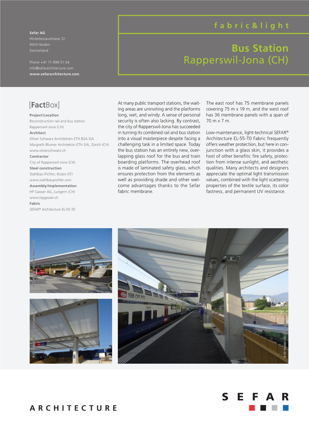 Architecture Fabric&Light – Canopy Bus Station