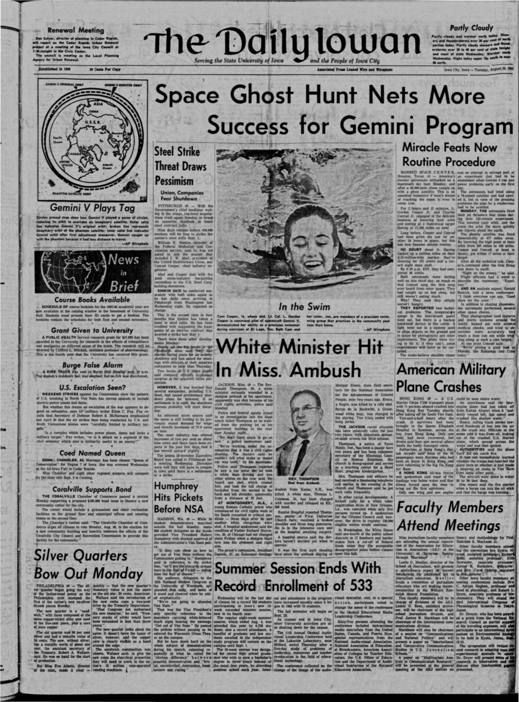 Daily Iowan (Iowa City, Iowa), 1965-08-24