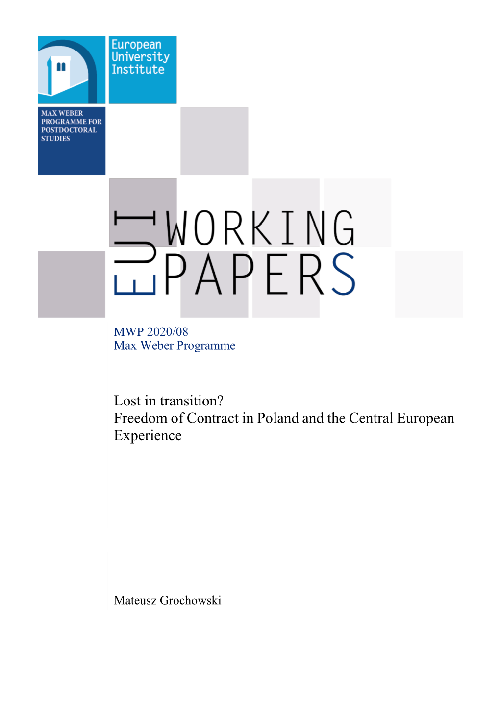 EUI MWP Working Paper 2020