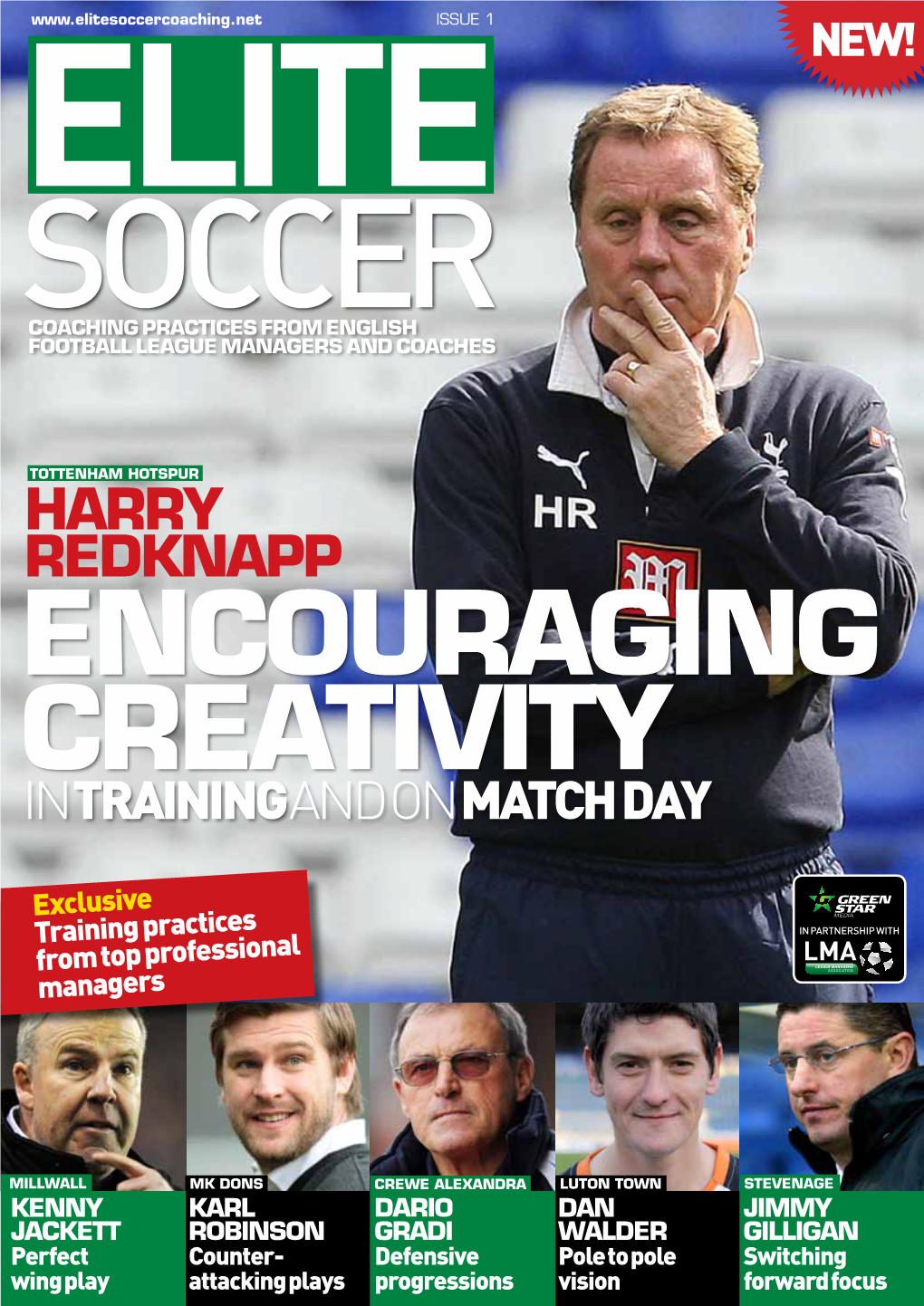 HARRY REDKNAPP ENCOURAGING CREATIVITY in Training and on Match Day