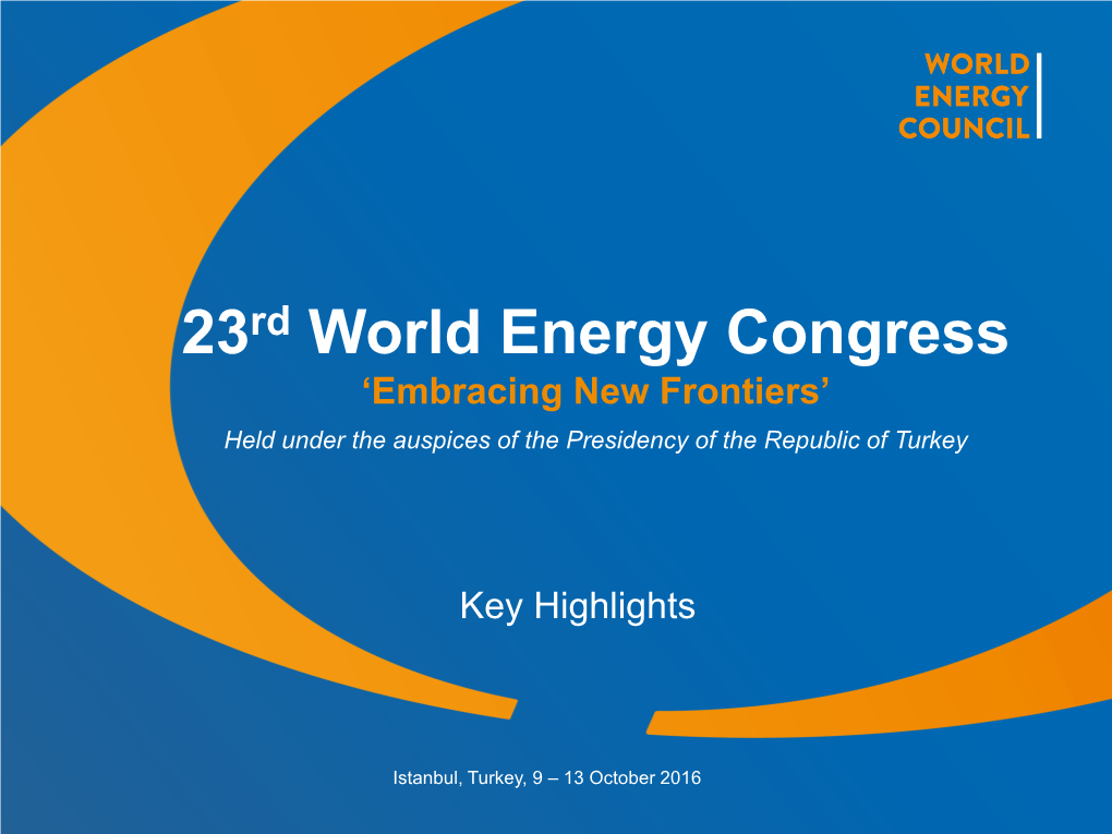 World Energy Council Content