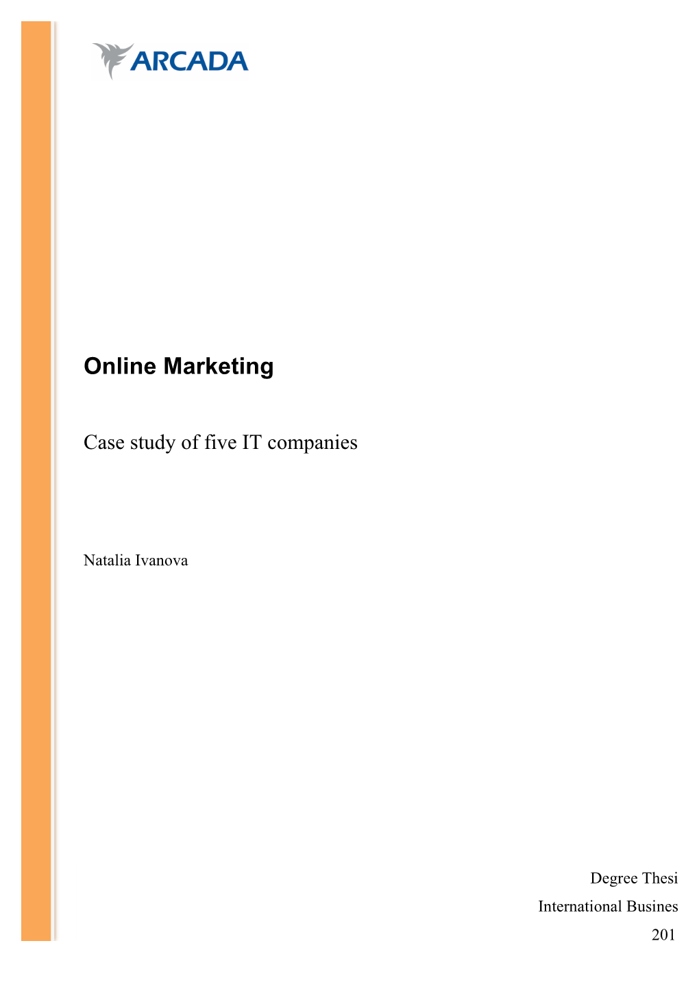 Online Marketing