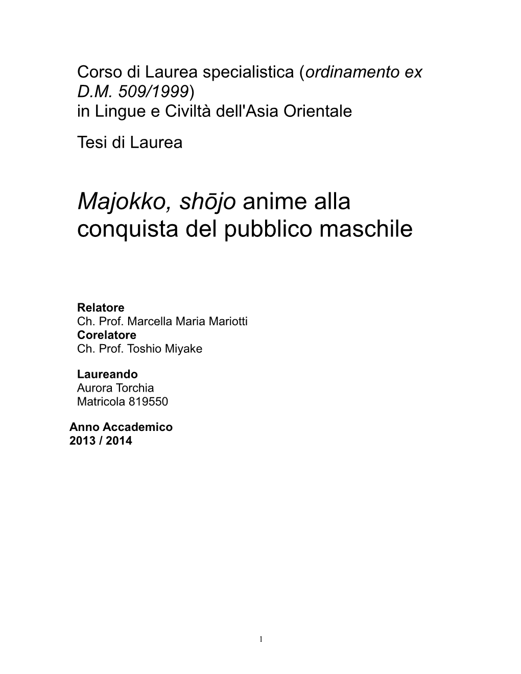 Majokko, Shōjo Anime Alla Conquista Del Pubblico Maschile