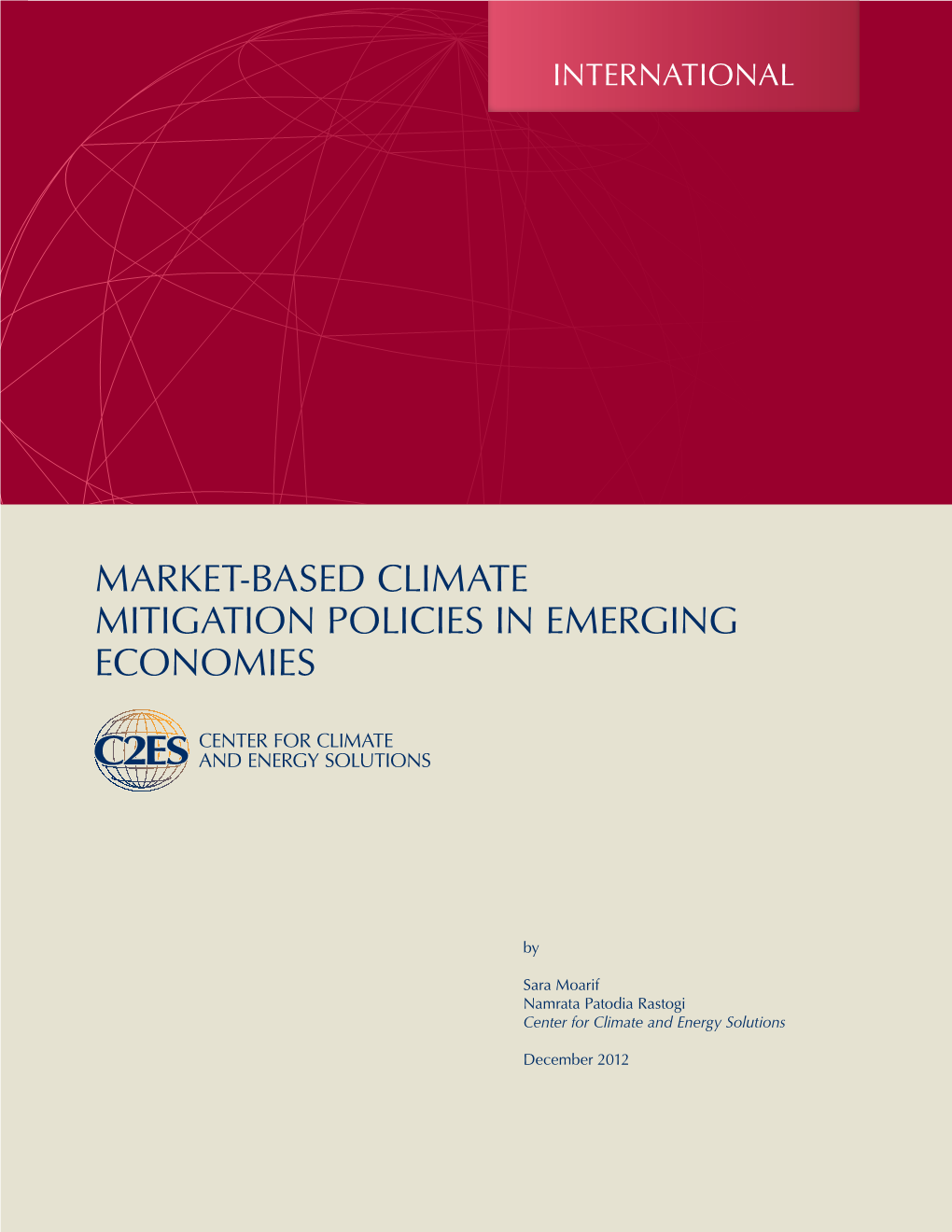Market-Based Climate Mitigation Policies in Emerging Economies